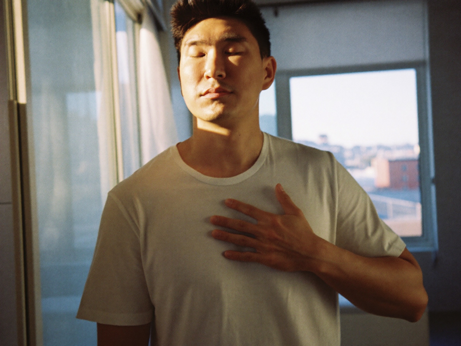 Speaking calmly during a voice session